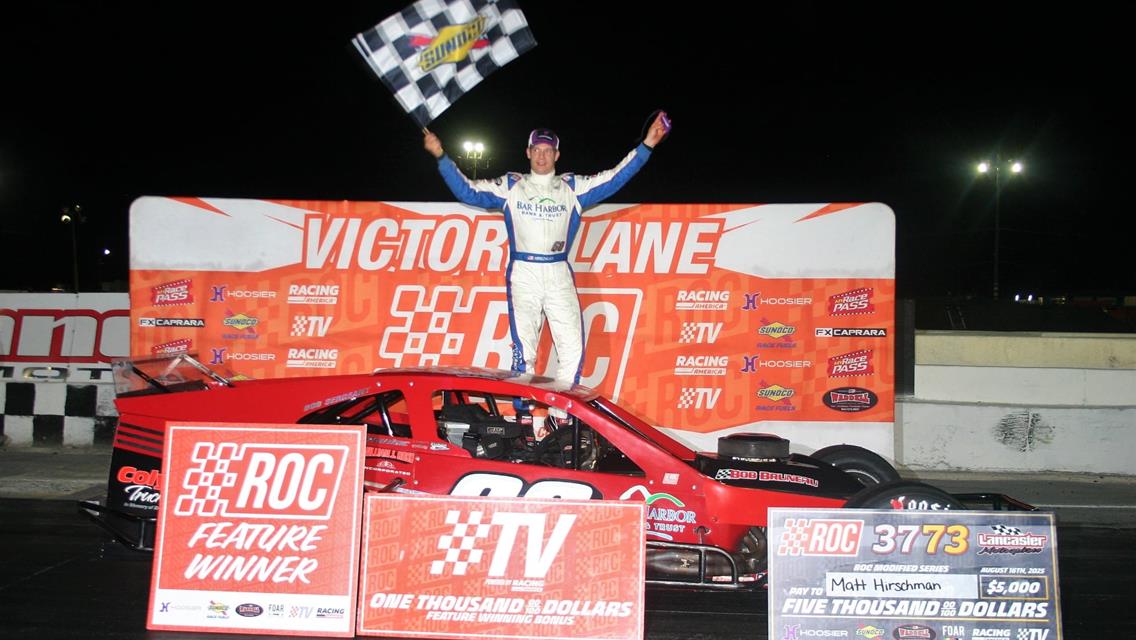 Matt Hirschman Wins 36th Tribute to Tommy Druar and Tony Jankowiak