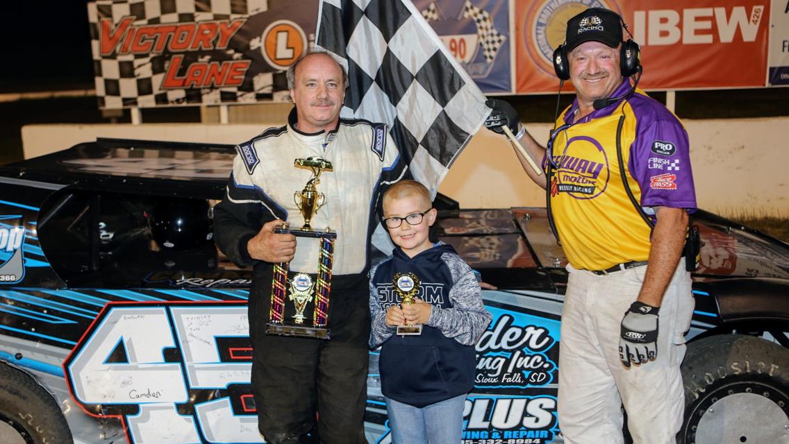 Amdahl takes 2, winning MSTS, IMCA sprints at I-90 Speedway