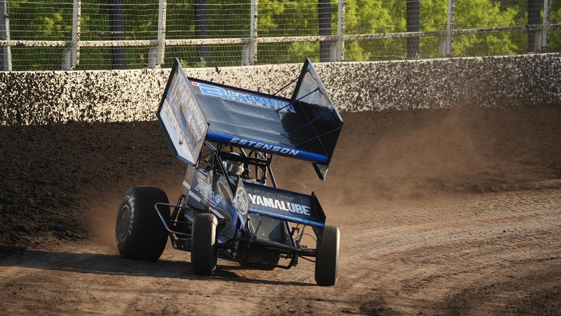Estenson Rallies for Top-10 Showing at Huset’s Speedway