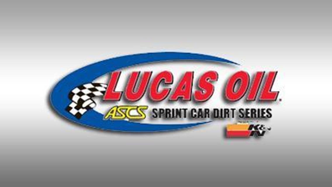 Lucas Oil ASCS Sprint Cars Set for the Stretch...