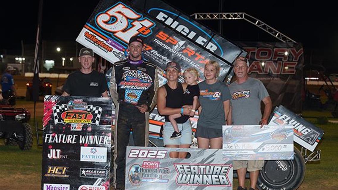 Joe B Miller Masterful at Paragon Speedway with POWRi 410 &amp; FAST Sprints