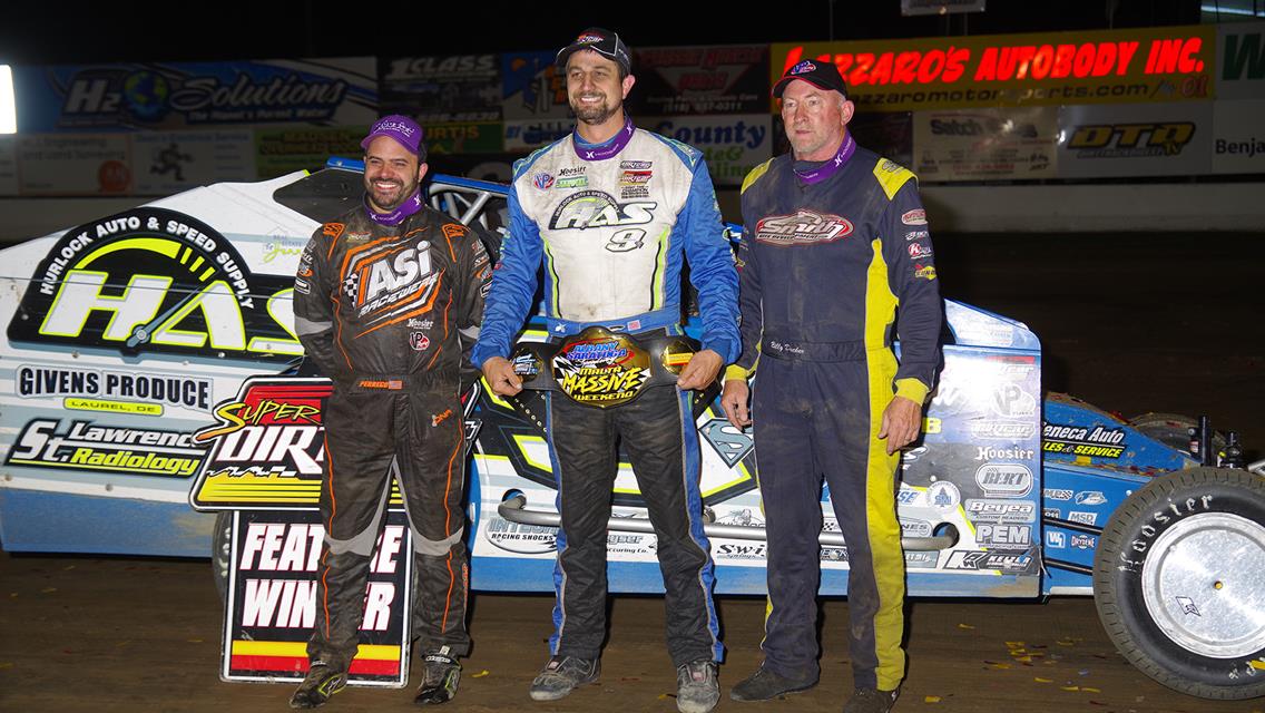 Sheppard claims sixth win at Albany-Saratoga Speedway heading into Super DIRT Week