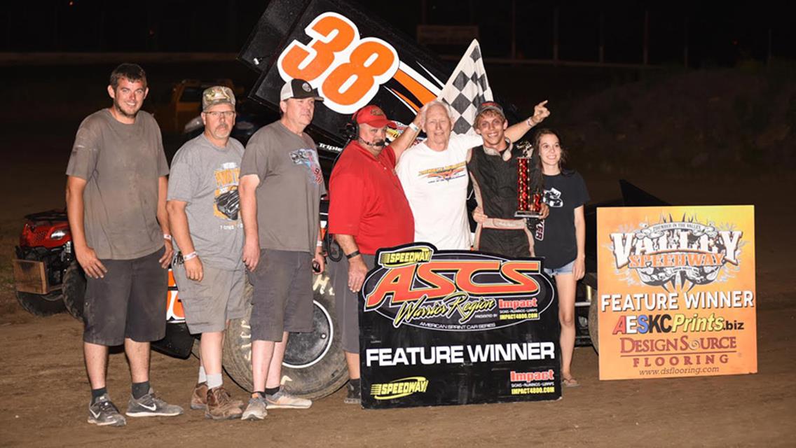 Cody Baker rules ASCS Warriors at Valley Speedway