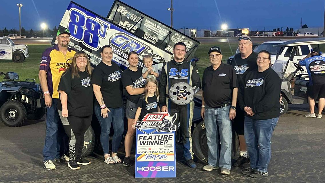 Huish Hustles to 17th Career URSS Win at Rush County Speedway