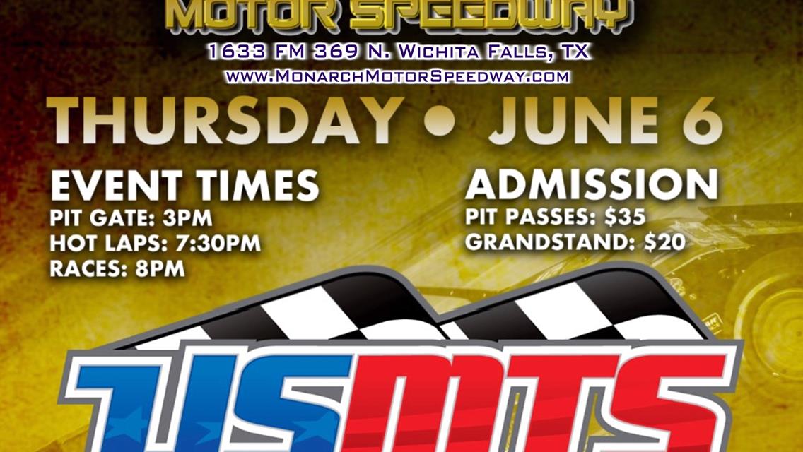 COMING THURSDAY JUNE 6th (8pm) to MONARCH MOTOR SPEEDWAY - The UNITED STATES MODIFIED TOURING SERIES (USMTS)!