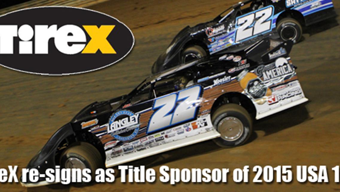 TireX Re-signs as Title Sponsor of the USA 100