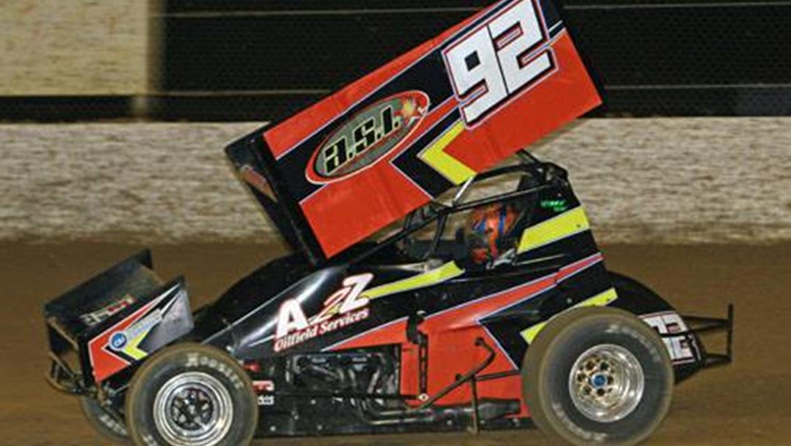 Weaver Caught Up in Early Crash at Creek County Speedway