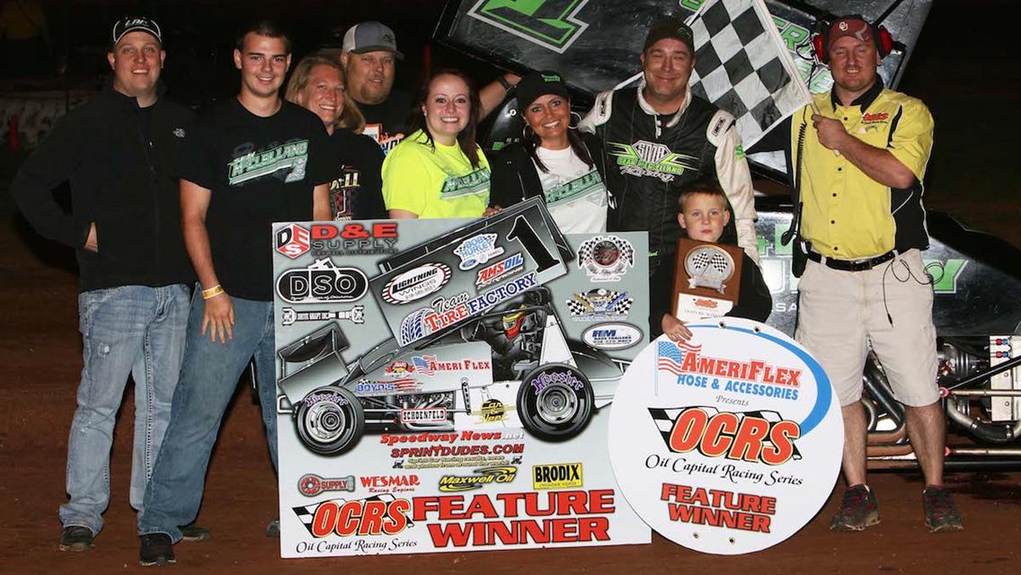 PATIENCE PAYS OFF FOR SEAN McCLELLAND @ LAWTON SPEEDWAY