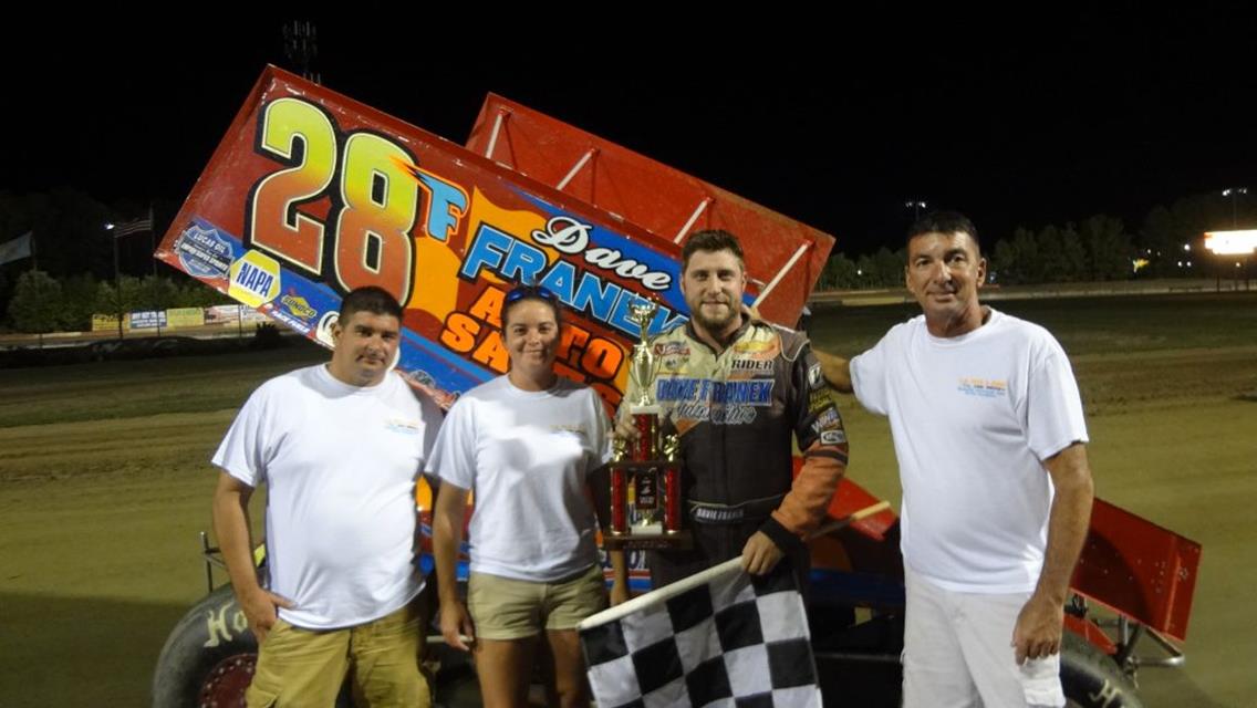 DAVIE FRANEK PADS POINT LEAD WITH URC SPRINT WIN