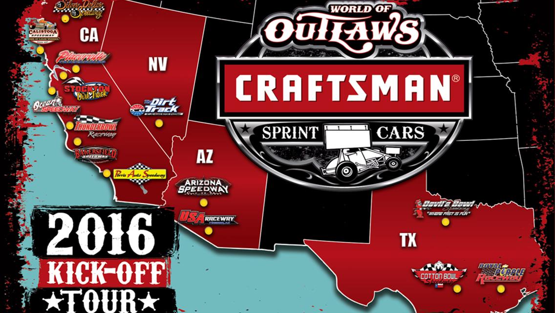 World of Outlaws 2016 Kick Off Tour Tickets On Sale Now!