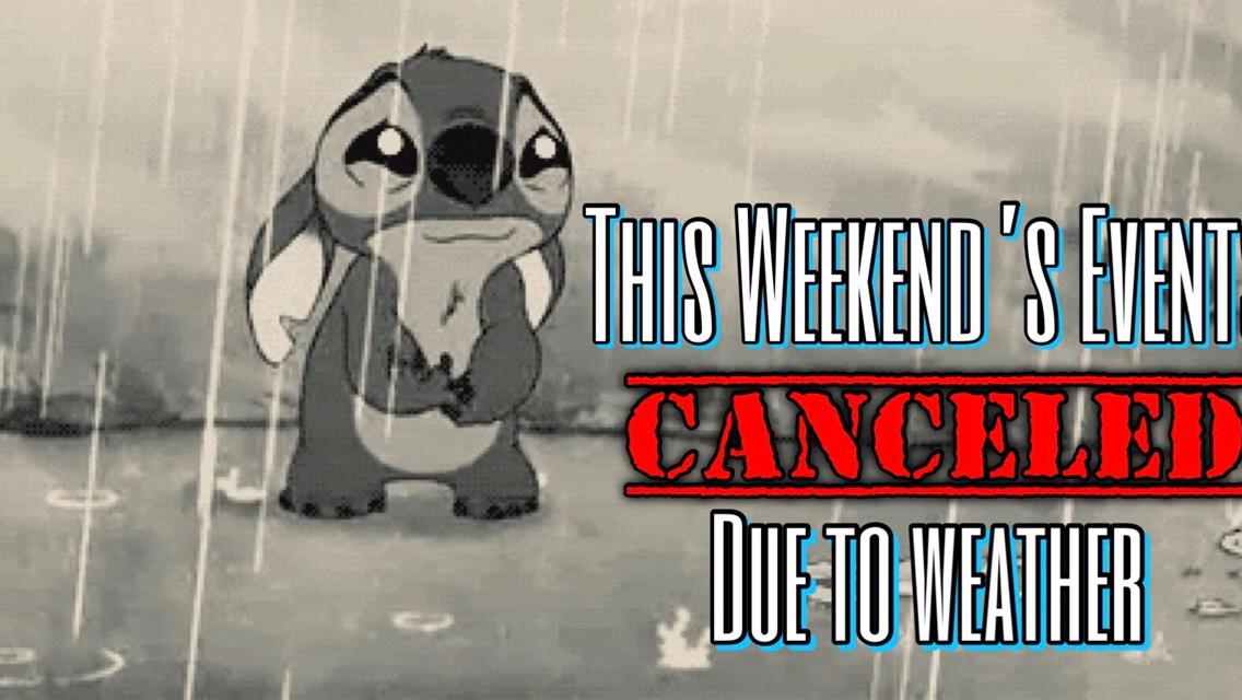 June 9th Cancelled Due to Weather!