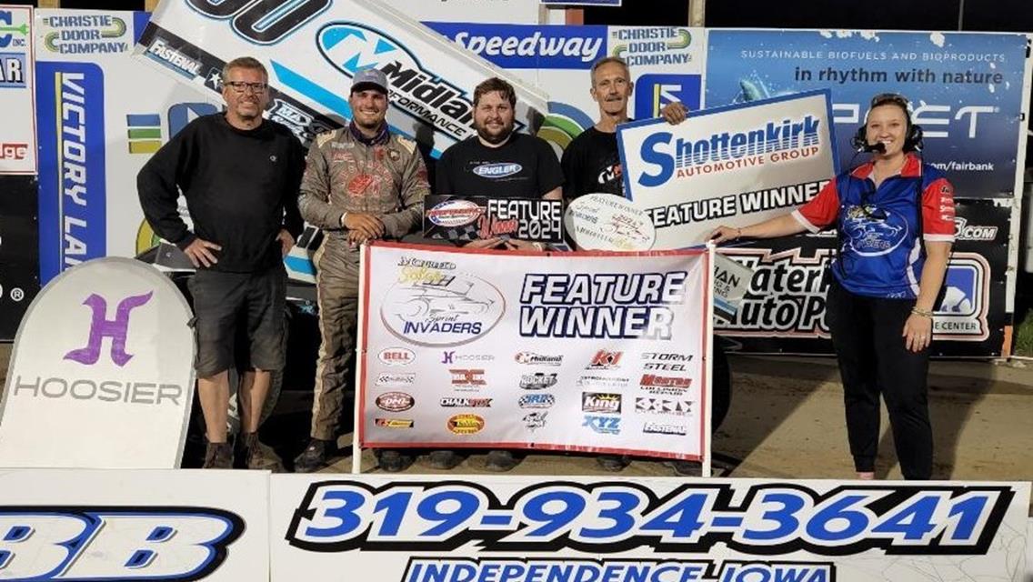 Paul Nienhiser Rallies Late At Indee For His Fifth Sprint Invaders Victory of 2024