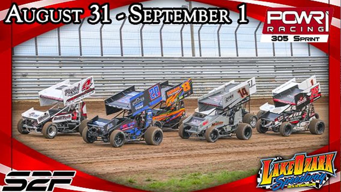 Triple Sprint Showdown Returns to Lake Ozark Speedway for POWRi 305 Sprints