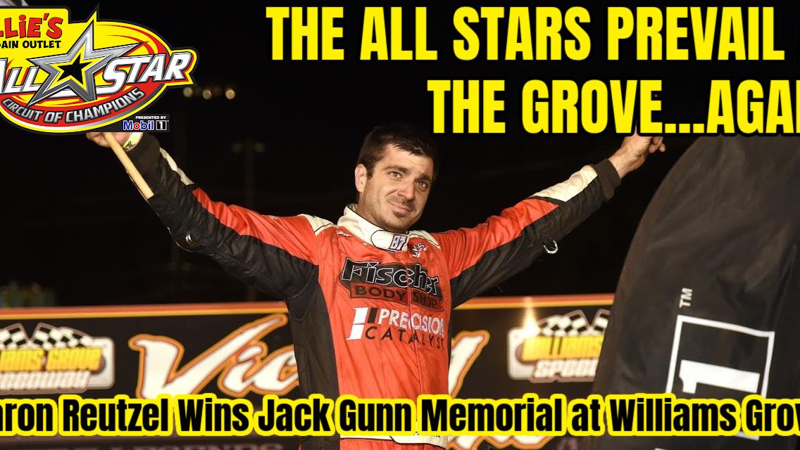 Aaron Reutzel wins Jack Gunn Memorial at Williams Grove Speedway