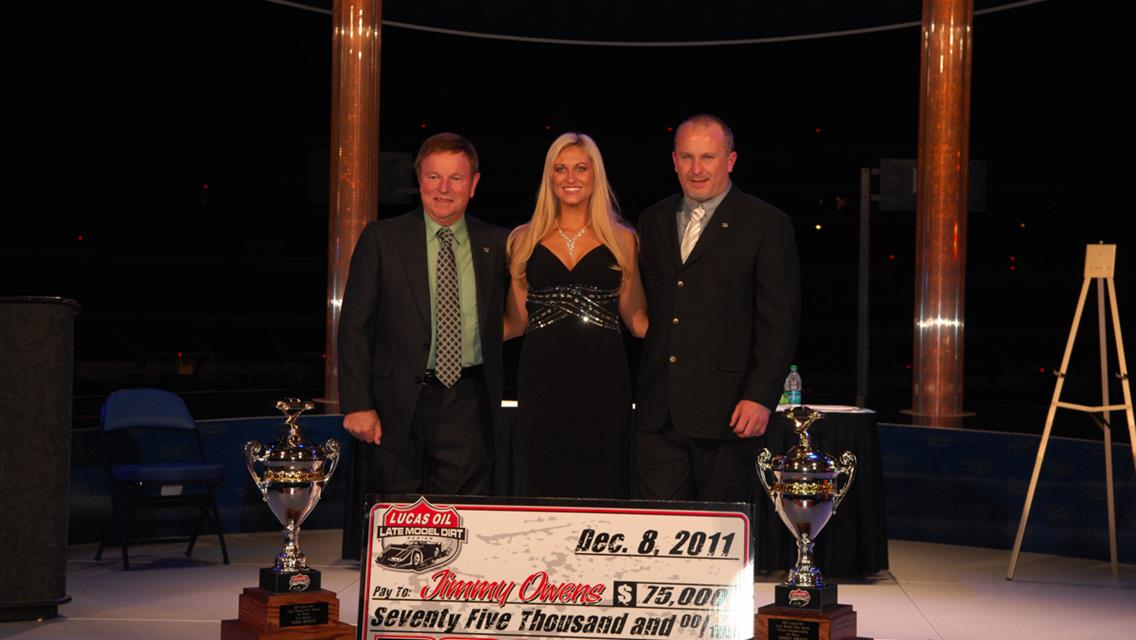 Jimmy Owens Captures 2011 Lucas Oil Late Model Dirt Series Championship; Jared Landers Takes Quarter Master Rookie of the Year Honors