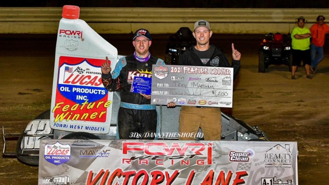 Marcham makes late race pass to win at Tulsa Speedway