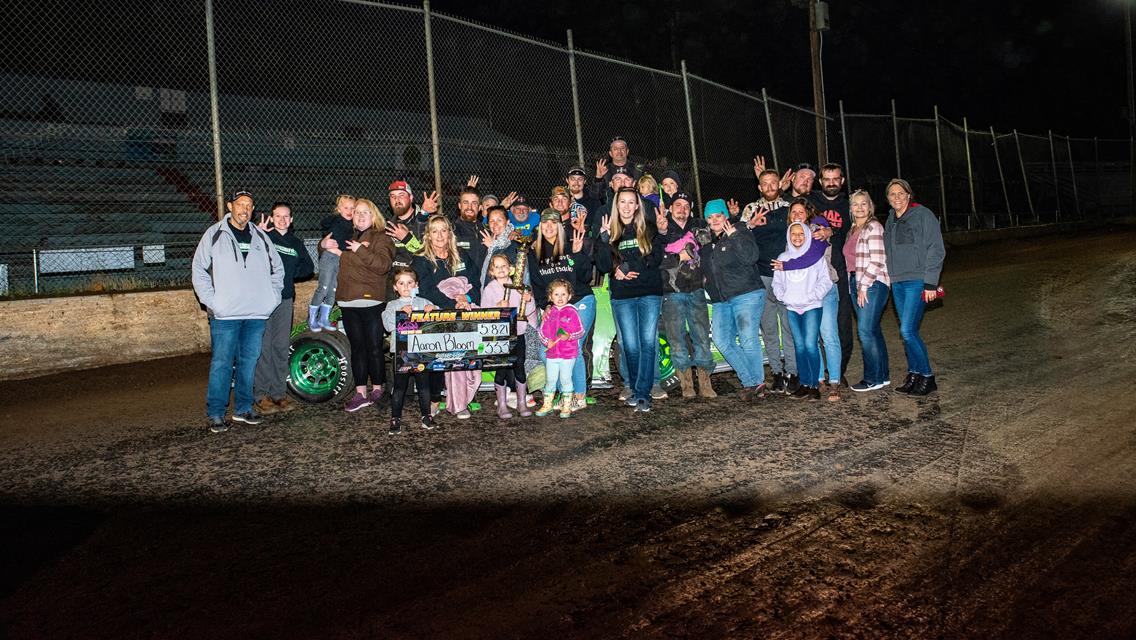 Aaron Bloom Scores Huge Win At Cottage Grove; M. Peters, Evans, And Bryant Also Hit Pay Dirt