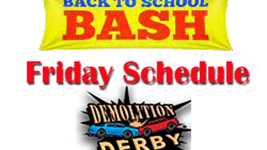 4 FEATURES PLUS DEMOLITION DERBY FOR $10; KIDS 11 AND UNDER FREE.
