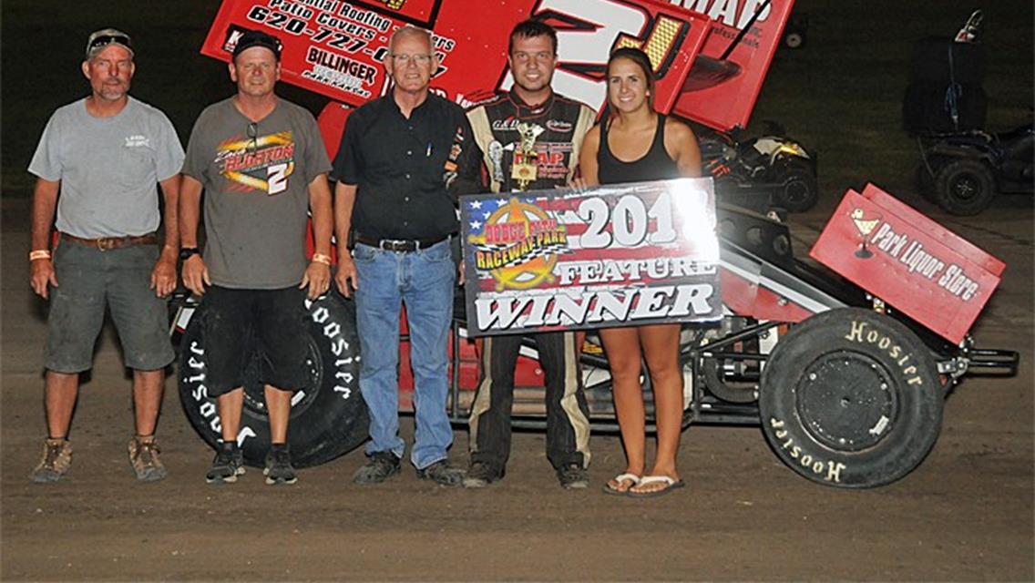 Blurton Victorious at Dodge City After Taking Wife’s Advice