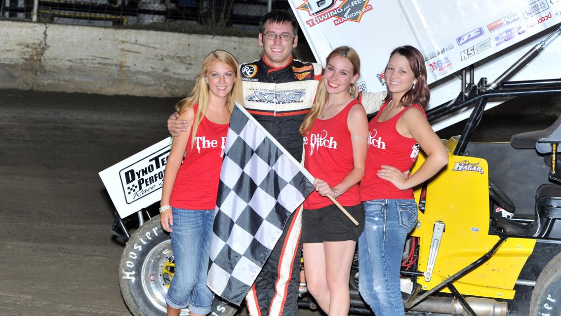 Hagar Wins Cody Burks Memorial and Charges from Last to Second in 305 Class