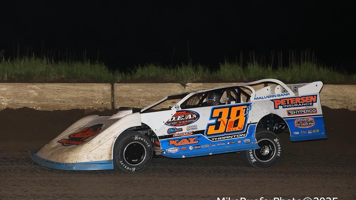 Stuart Speedway (Stuart, IA) – Malvern Bank West Series – May 9th, 2025. (Mike Ruefer photo)