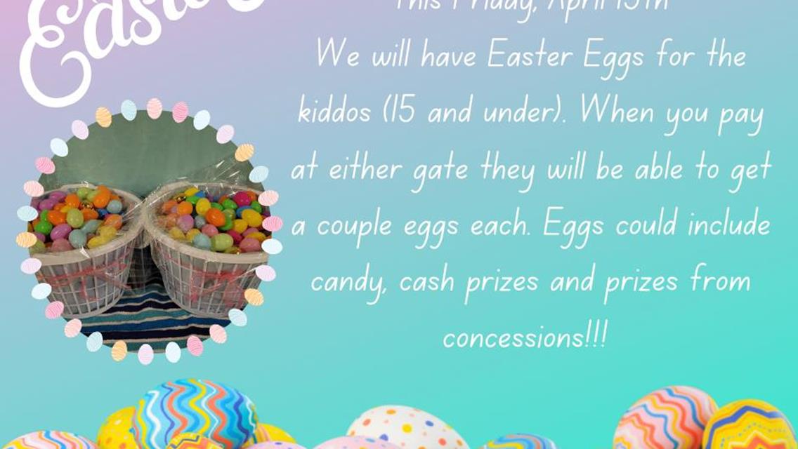 This Friday we are doing something special for the Kiddos for Easter!