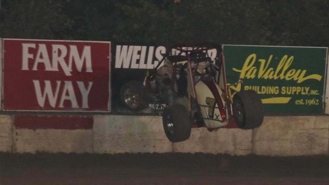 DJ Robinson gets back to victory lane in the Sabil &amp; Sons Sportsman Modifieds Seth Carlson gets his third win in the USAC DMA Midgets