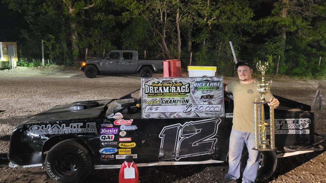 Cody Kummer was declared the winner of the 30th annual Street Stock Little Dream Race held on Tuesday night at the Rice Lake Speedway after apparent winner Nick Traynor&#39;s car failed to pass post race inspection.