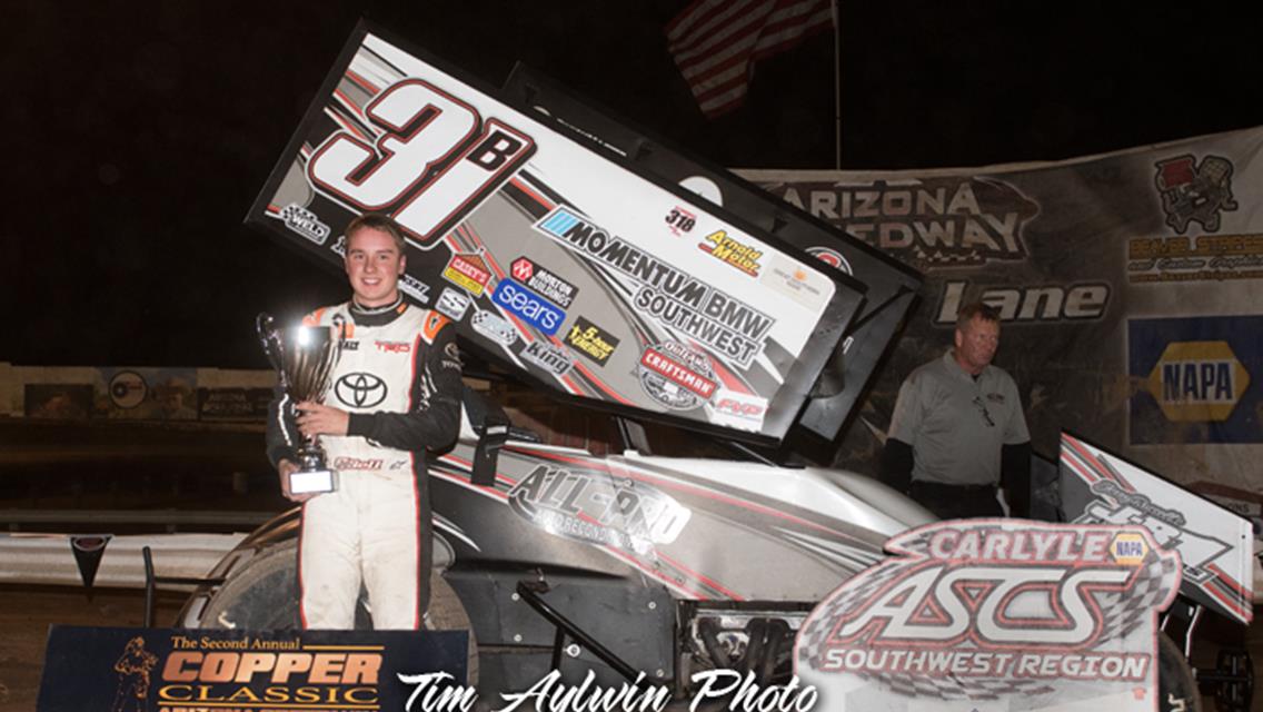 Christopher Bell Runs Away With ASCS Southwest Copper Classic Opener