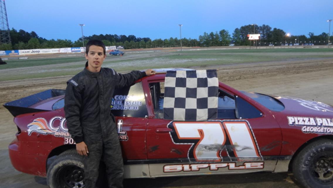 BUD SIPPLE LEADS THREE DIFFERENT TIMES TO WIN IN CHARGERS