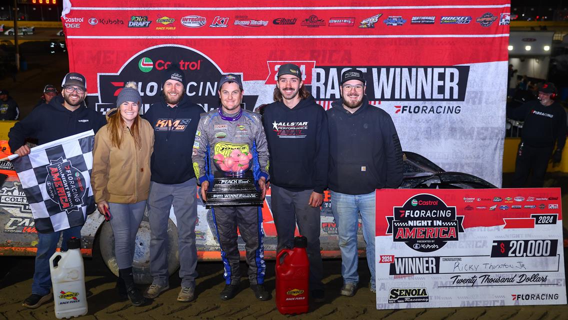 Ricky Thornton Jr. earned $20,000 for his Senoia Raceway victory on Nov. 15, 2024.