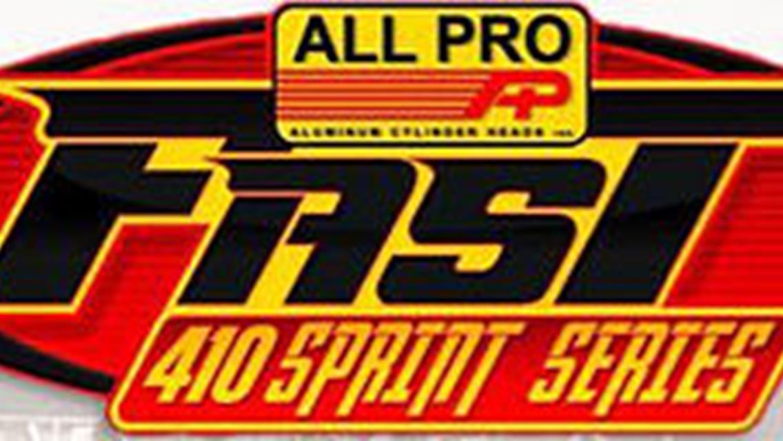Ohio&#39;s FAST &quot;410&quot; Sprint Car Series to make 1st ever visit to Sharon on Saturday for Menards &quot;Super Series&quot; plus season debut for Stocks &amp; RUSH Sports