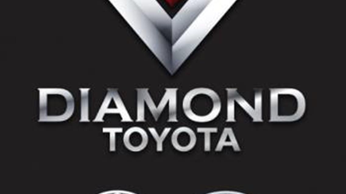 Brent Marks Welcomes Diamond Toyota As Major Sponsor for 2015
