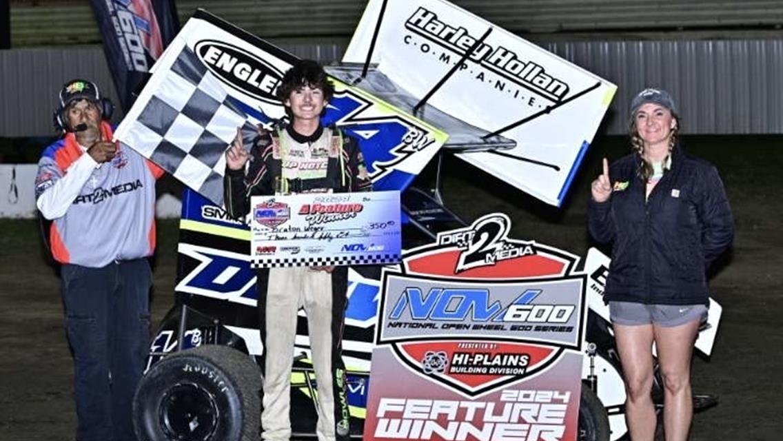 Flud Doubles and Weger Wins Wednesday’s Sooner 600 Week Opener at Creek County Speedway with NOW600 National!