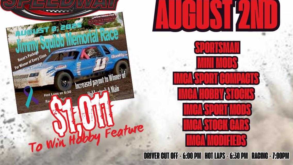 $1,011 to Win Hobby Stock Memorial Race on 8-2-25