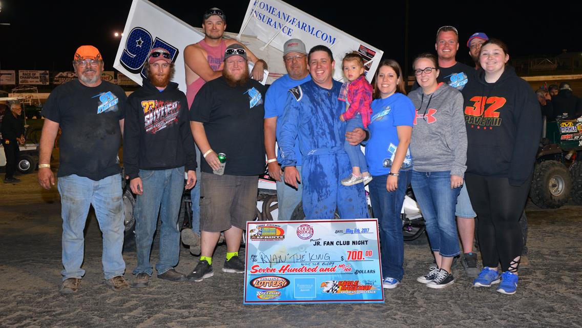 Jr Fan Club Night wins go to King, Harker, Bohlmeyer, Ware &amp; Hiatt