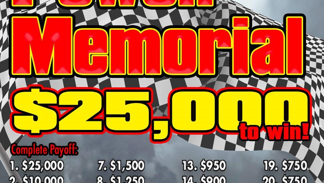 Prestigious Powell Family Memorial to Pay $25,000 to Win at All-Tech Raceway