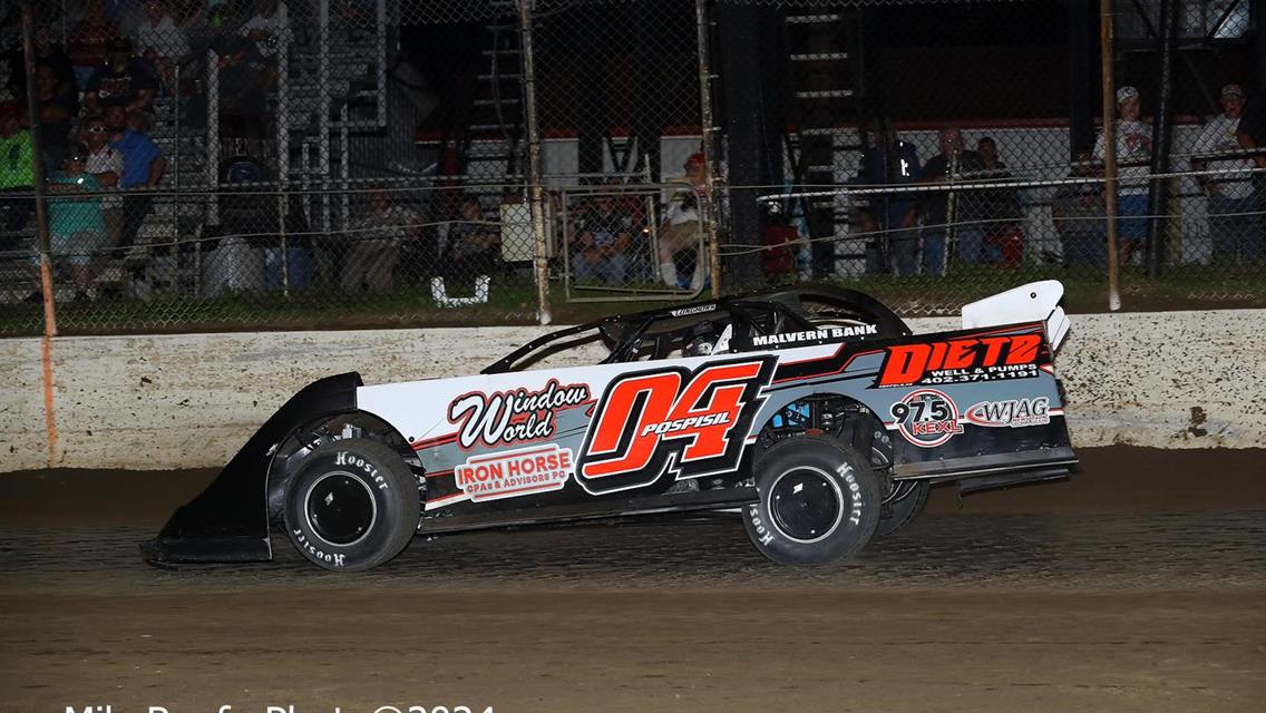 Central Missouri Speedway (Warrensburg, MO) – Malvern Bank West Series – Cliff Harris Memorial – May 18th, 2024. (Mike Ruefer Photo)
