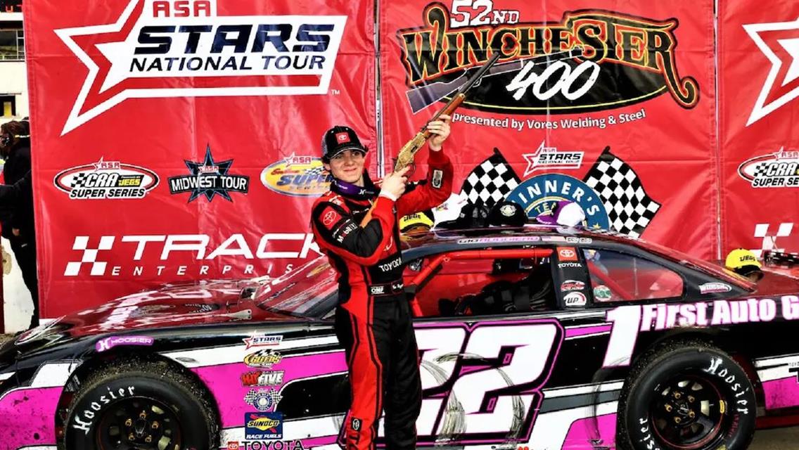 Winchester Speedway Awarding Rifle Trophies to All Feature Winners on Winchester 400 Weekend