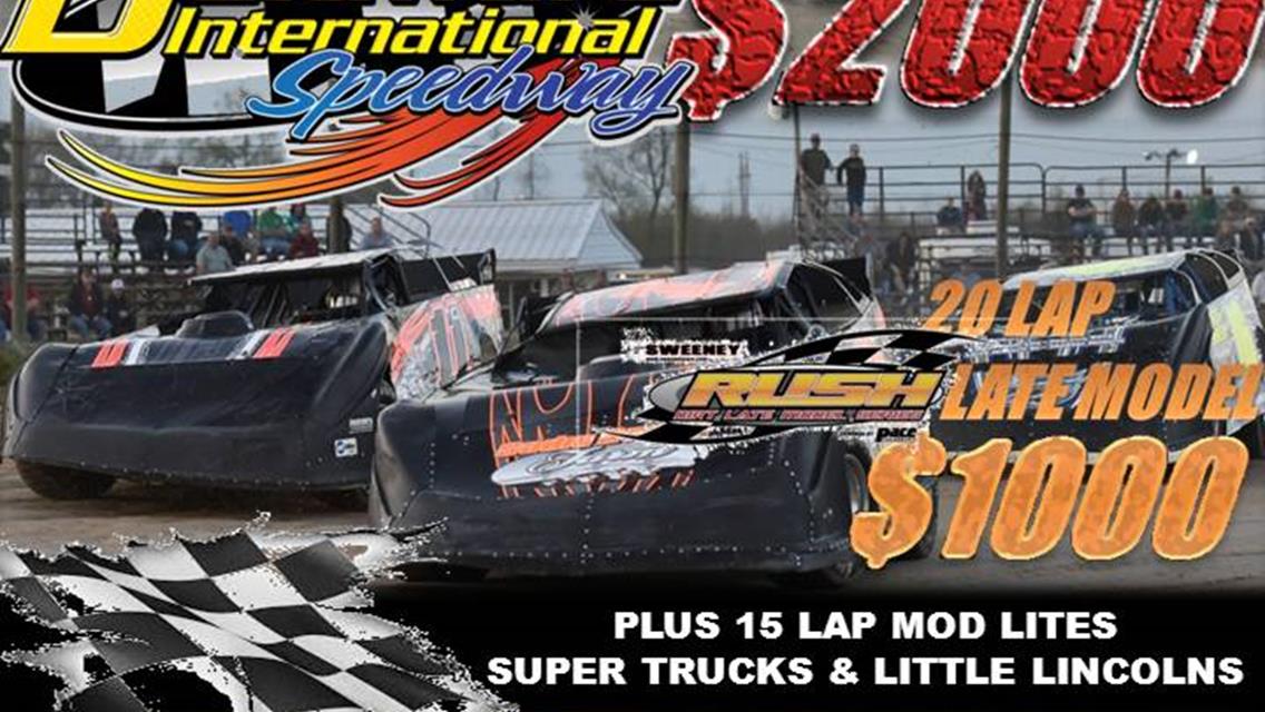 Mid Atlantic Sprints, $2000 to win Super Lates &amp; $1000 RUSH Late Models May 5th