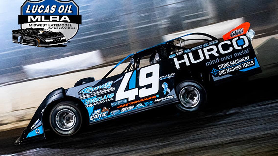 Jake Timm Enters Race for MLRA SUNOCO Rookie Of The Year