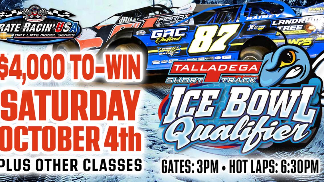 Talladega Short Track | October 4th- Ice Bowl Qualifier &amp; CRUSA 604 Tour Race!
