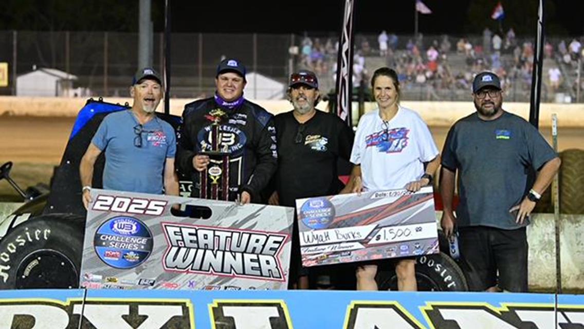 Wyatt Burks Banks Victory with POWRi WAR/MWRA at Lake Ozark Speedway