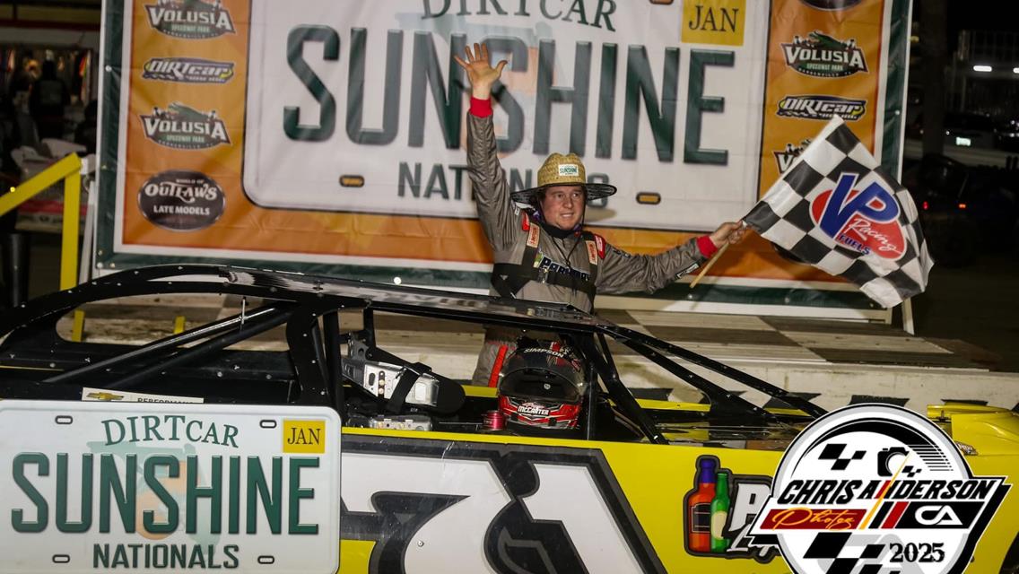 Volusia Speedway Park – DIRTcar Sunshine Nationals – January 24-25th, 2025. (Chris Anderson Photos)