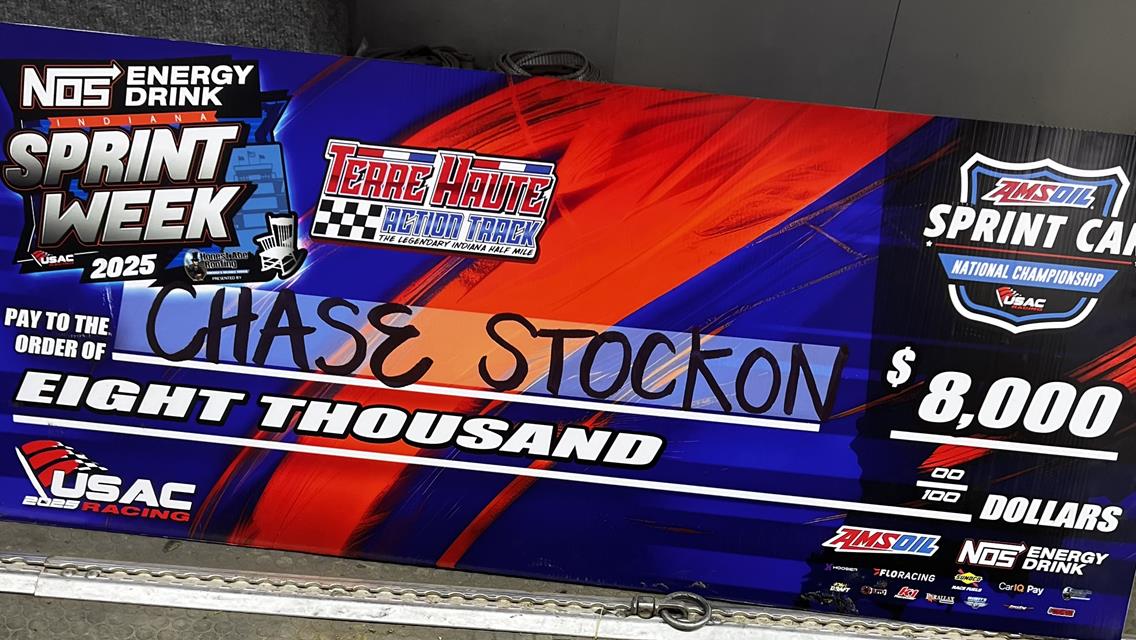 Moose Crossing! Stockon Sprints TO First USAC Win in 5 Years At Terre Haute
