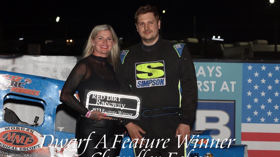 Chandler Foltz Wins at Red Dirt Raceway with the NOW600 Sooner State Dwarf Car Series!