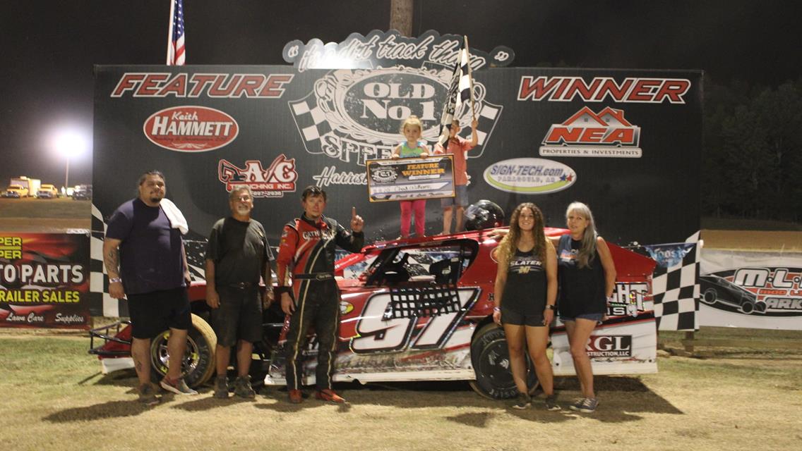 Williams, Andrews, Holt, Duncan, and Yancey Win Aug. 8 Feature Events