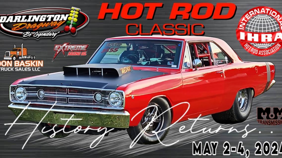 Legendary Darlington Dragway to Host IHRA Hot Rod Classic in Two Weeks
