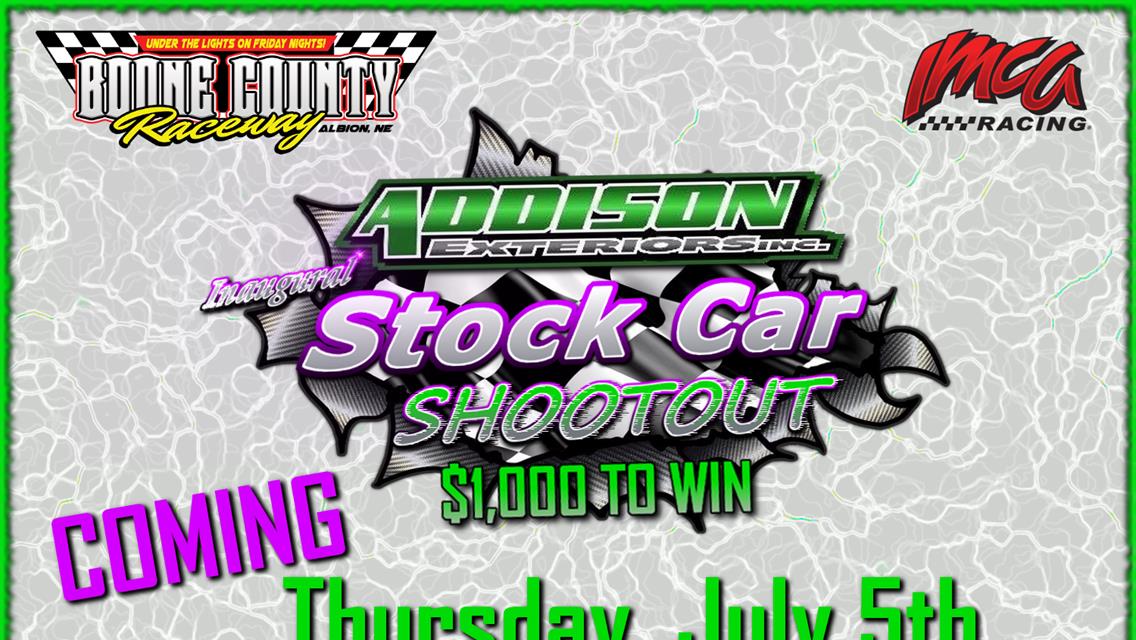 Stock Car Shootout Added To 2018 Schedule