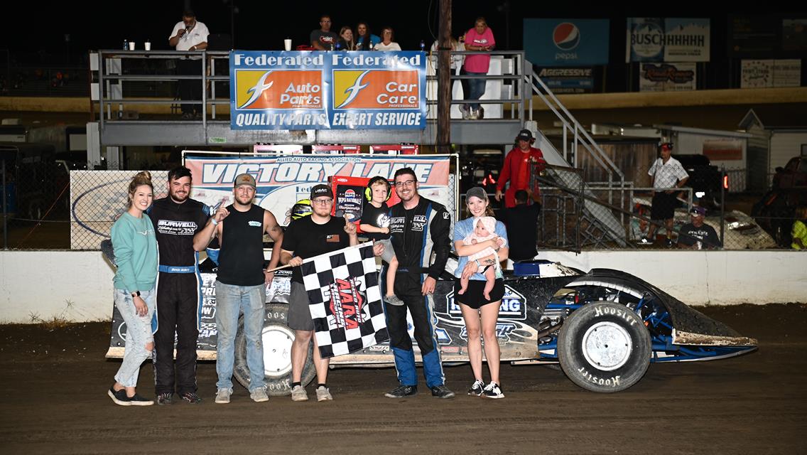 Blaze Burwell, Timmy Hill, Trey Harris, Josh Hawkins, Austin Harris &amp; Cruz Griffaw take wins at Federated Auto Parts Raceway at I-55